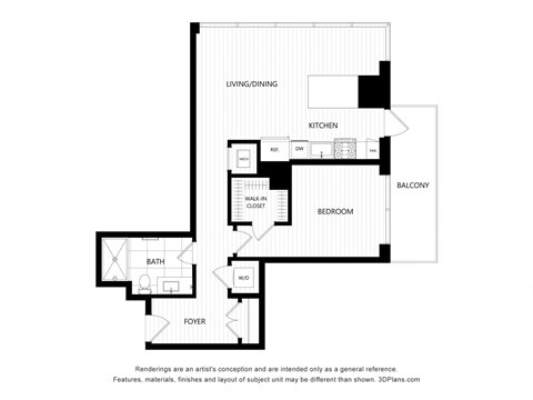 a floor plan of a house with an open floor plan